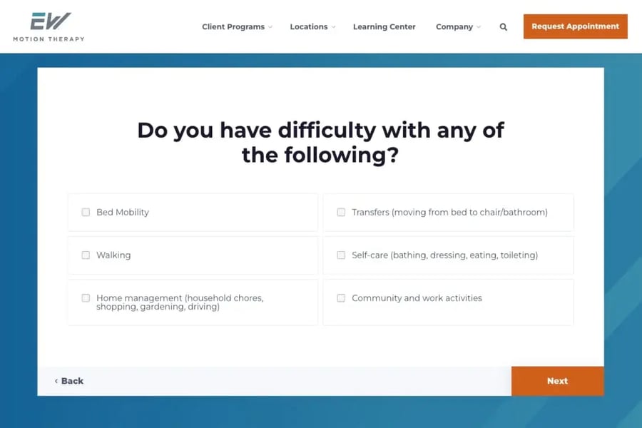 Ew Motion Therapy Which program is right for you?